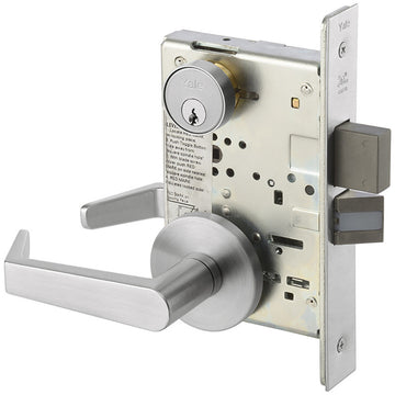 Accentra 8847FL Grade 1 Apartment or Dormitory Entrance with Auxiliary Latch Mortise Lock, Augusta Lever
